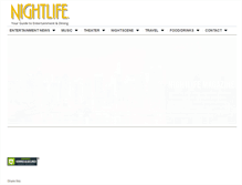 Tablet Screenshot of nightlifemag.com